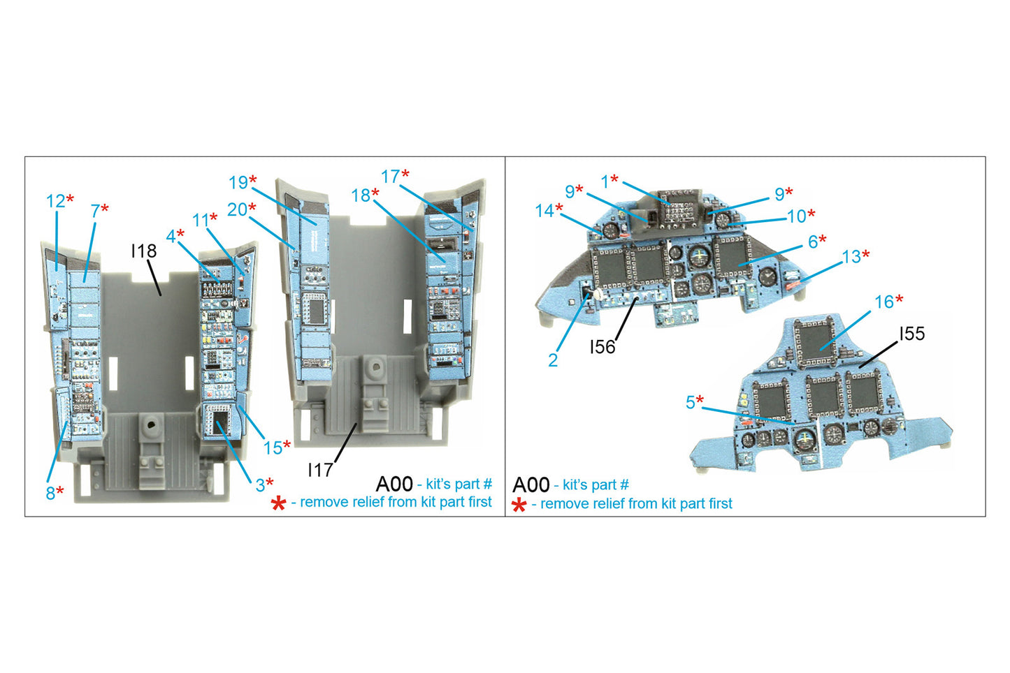 Quinta Studio QDS-48320 1:48 Su-30SM 3D Interior (Small)