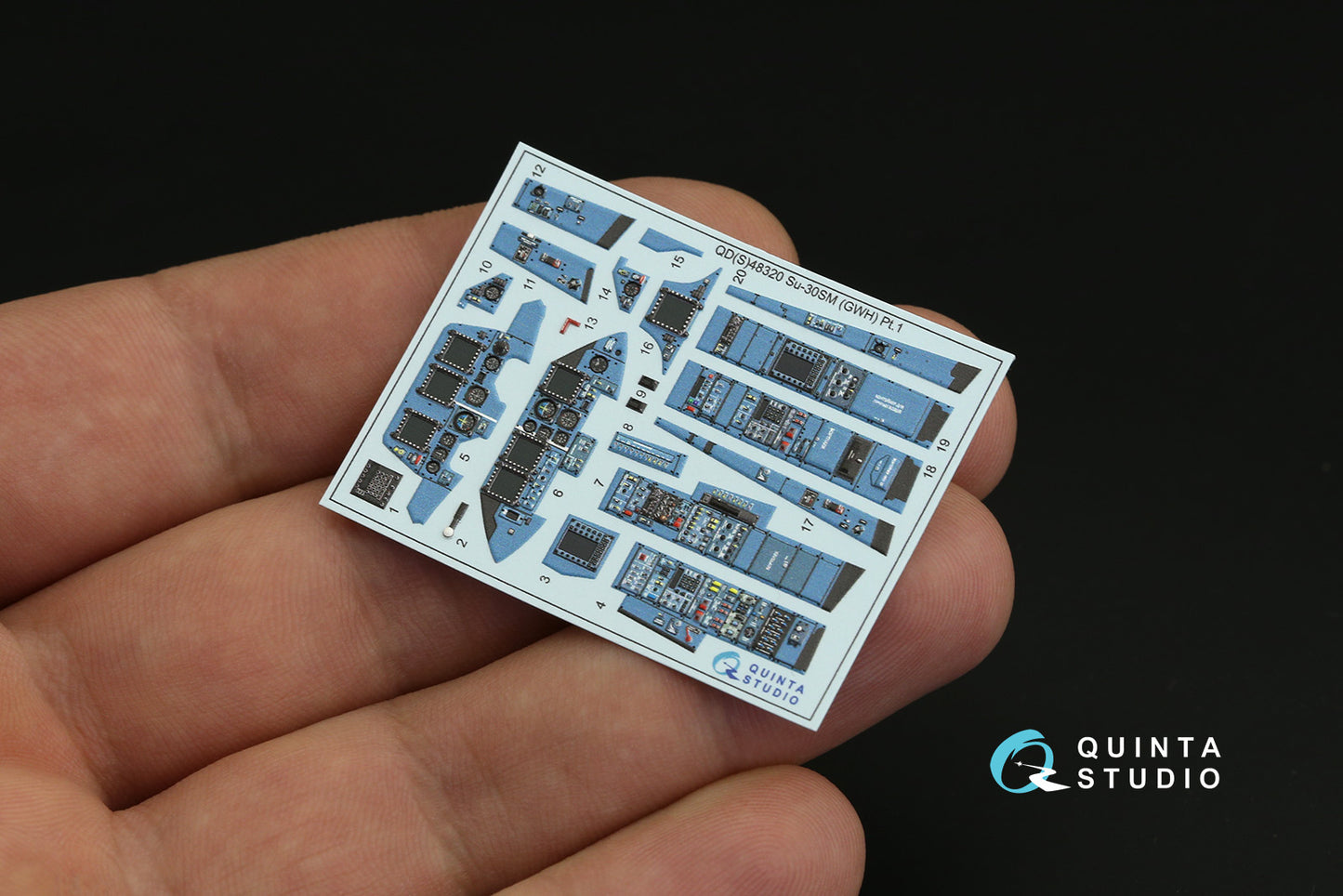 Quinta Studio QDS-48320 1:48 Su-30SM 3D Interior (Small)