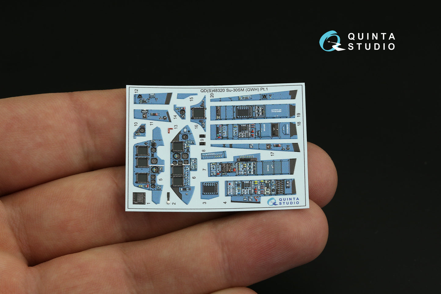 Quinta Studio QDS-48320 1:48 Su-30SM 3D Interior (Small)