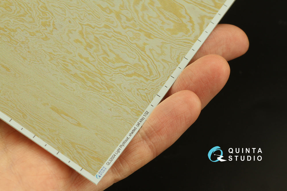 Quinta Studio QL32004 1:32 Light Plywood Shaded Exterior Decal