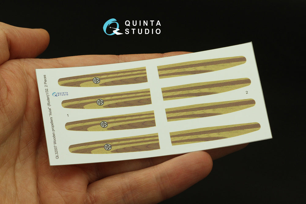 Quinta Studio QL32007 1:32 Wooden Propellers Axial