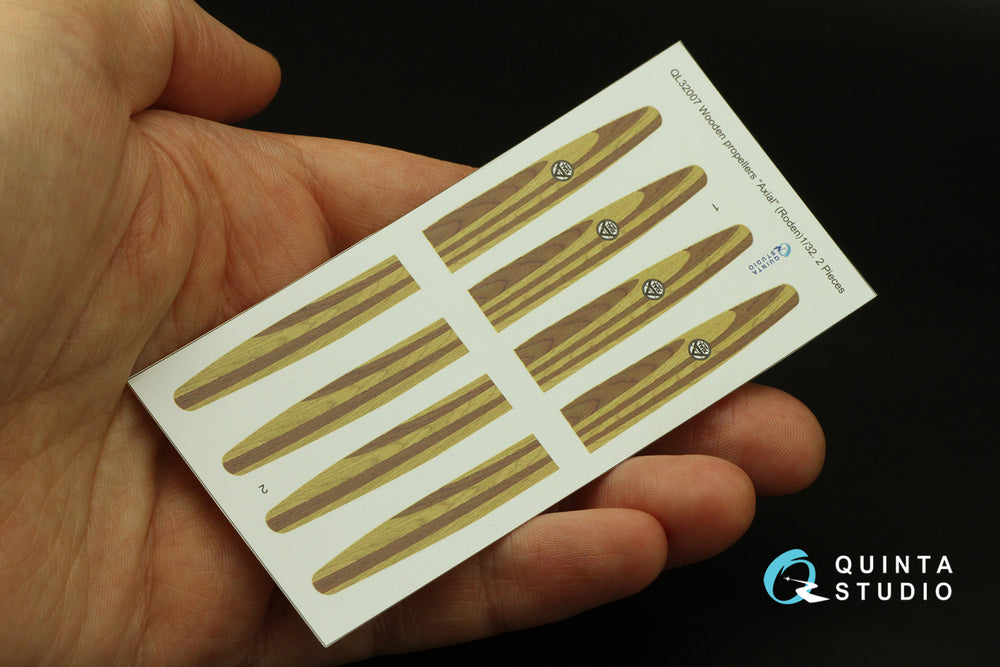Quinta Studio QL32007 1:32 Wooden Propellers Axial