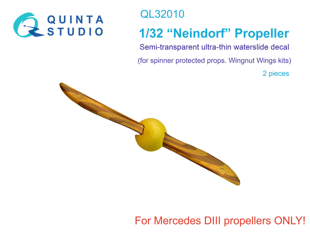 Quinta Studio QL32010 1:32 Wooden Propellers Neindorf