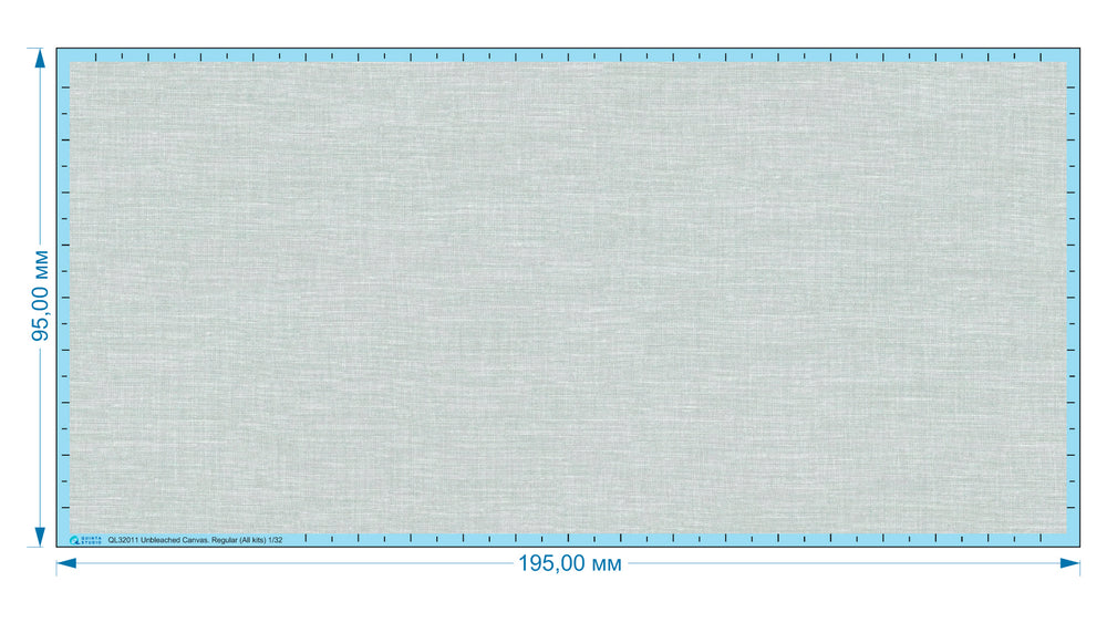 Quinta Studio QL32011 1:32 Unbleached Canvas Regular Exterior Decal