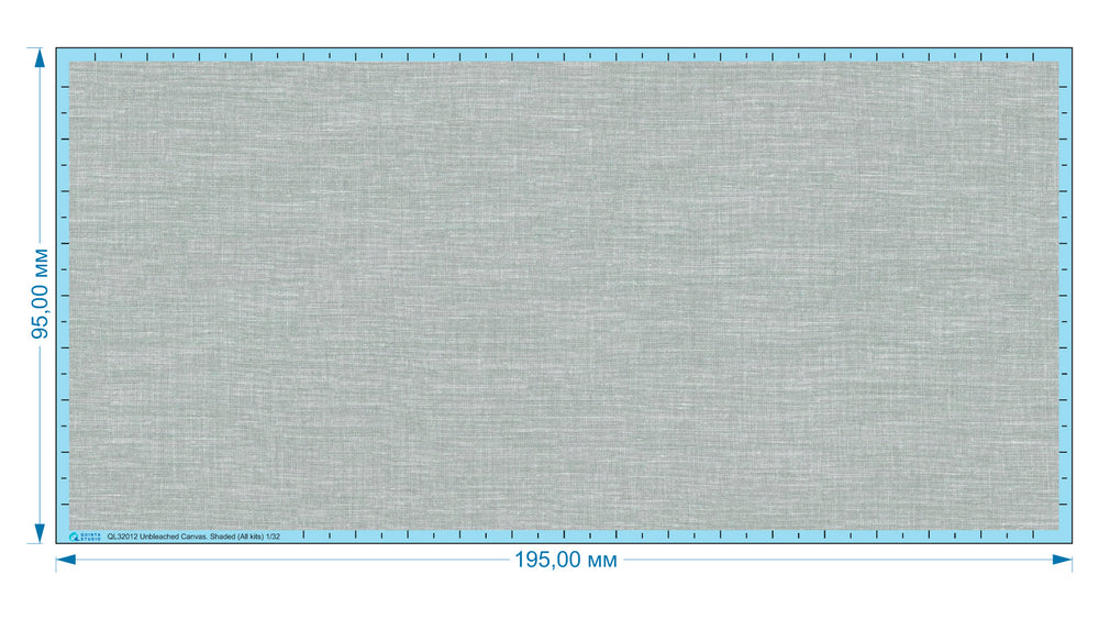 Quinta Studio QL32012 1:32 Unbleached Canvas Shaded Exterior Decal