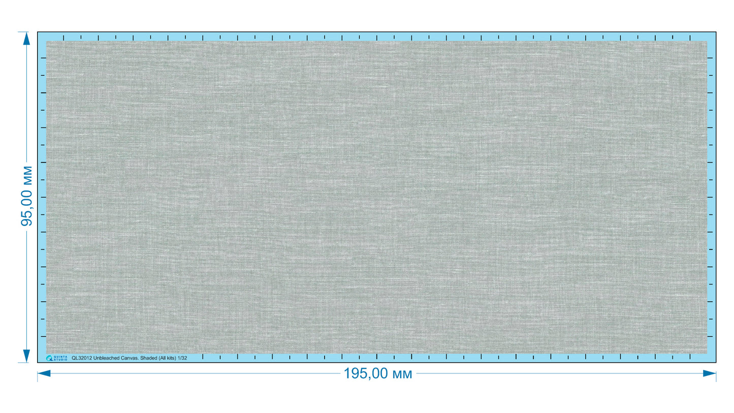 Quinta Studio QL32012 1:32 Unbleached Canvas Shaded Exterior Decal