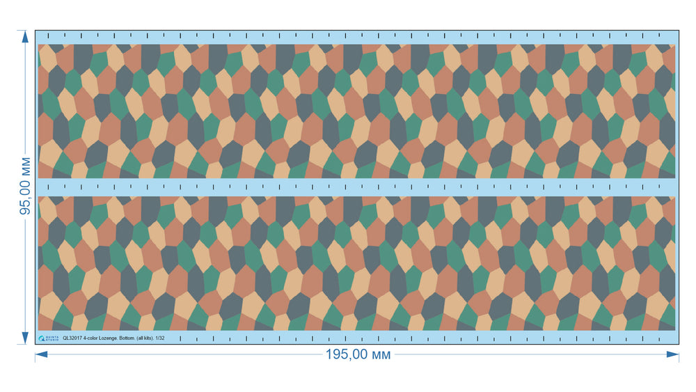 Quinta Studio QL32017 1:32 German WWI 4-Colour Lozenge