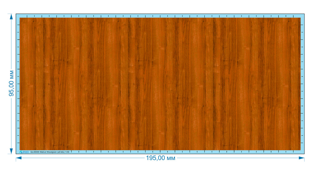 Quinta Studio QL48006 1:48 Walnut Woodgrain