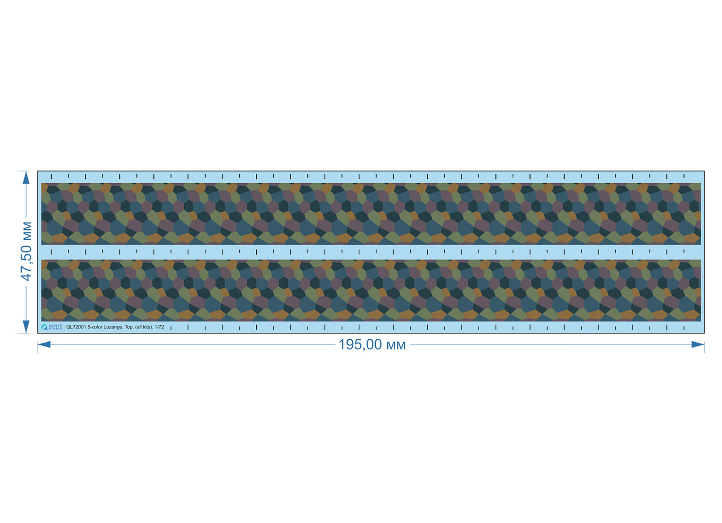 Quinta Studio QL72001 1:72 German WWI 5-Colour Lozenge