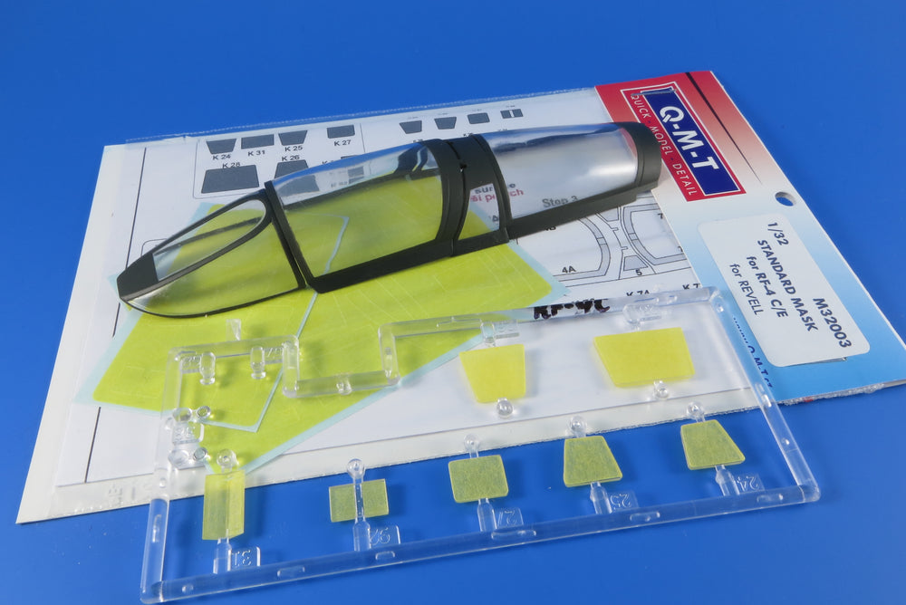 Q-M-T QMTM32003 1:32 Standard canopy mask for McDonnell RF-4C/RF-4E