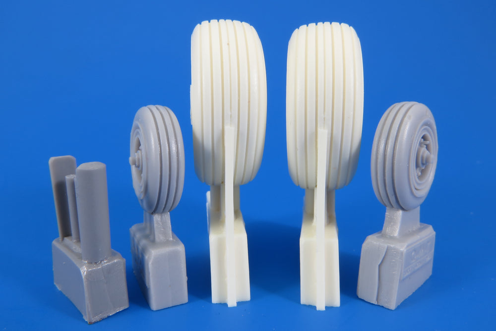 Q-M-T QMTR32008 1:32 McDonnell F-4C/F-4D/F-4E Phantom Early wheels