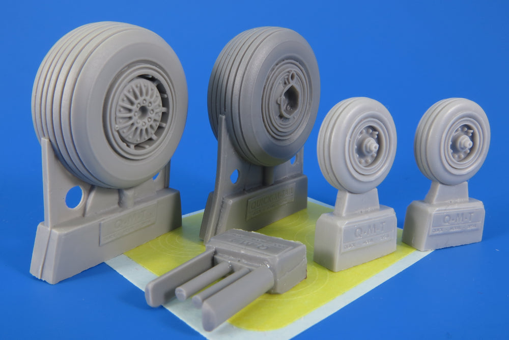 Q-M-T QMTR32008 1:32 McDonnell F-4C/F-4D/F-4E Phantom Early wheels