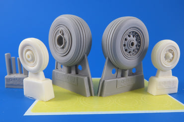 Q-M-T QMTR32011 1:32 Not Weighted Wheels EARLY for McDonnell F-4J Phantom