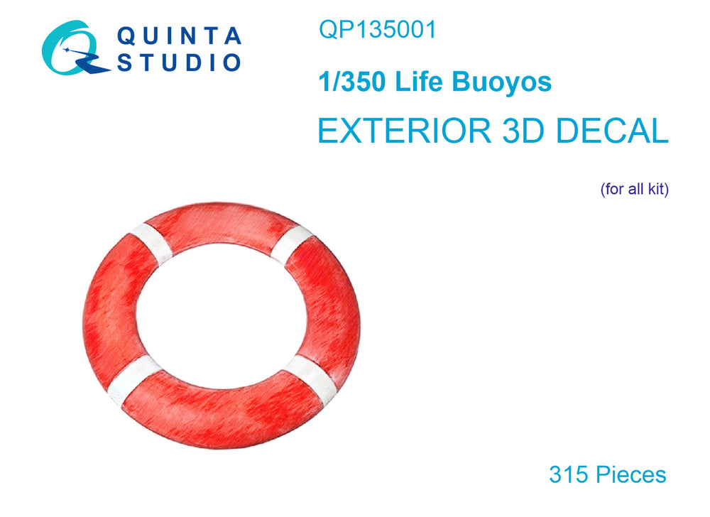 Quinta Studio QP135001 1:350 Life Buoys 315 pcs