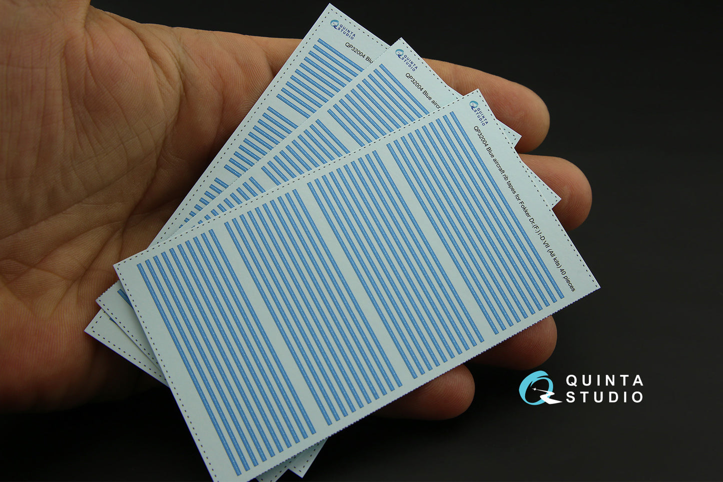 Quinta Studio QP32004 1:32 Blue rib tapes Fokker DR.I Triplane