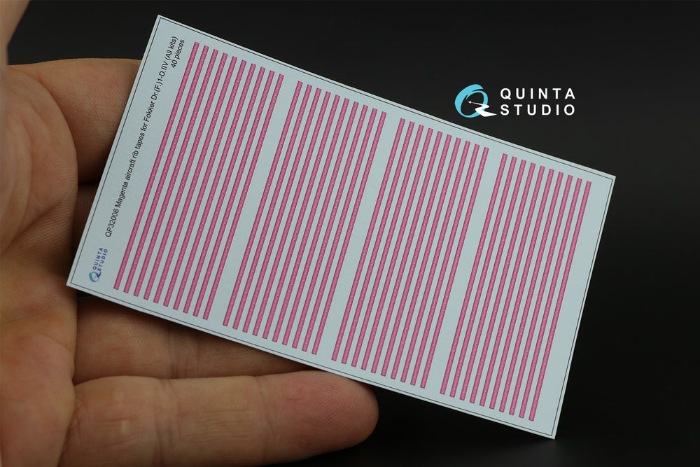 Quinta Studio QP32006 1:32 Magenta rib tapes Fokker Dr.