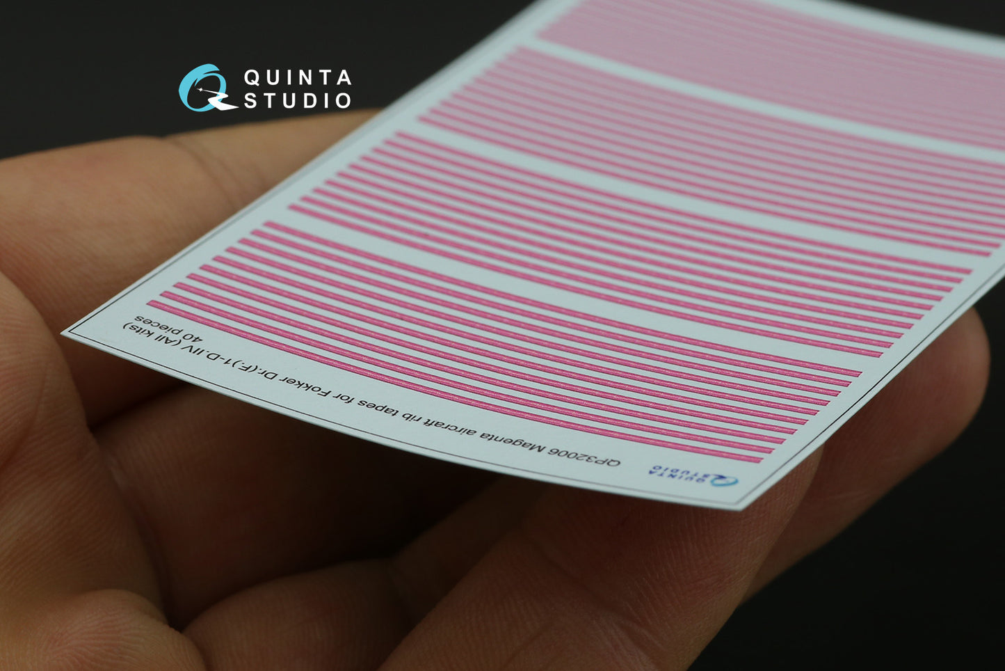 Quinta Studio QP32006 1:32 Magenta rib tapes Fokker Dr.