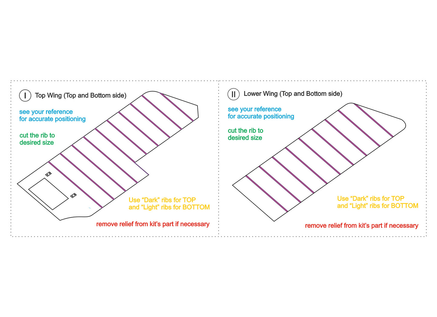 Quinta Studio QP32007 1:32 Lozenge rib tapes for Pfalz D.III/D.IIIa
