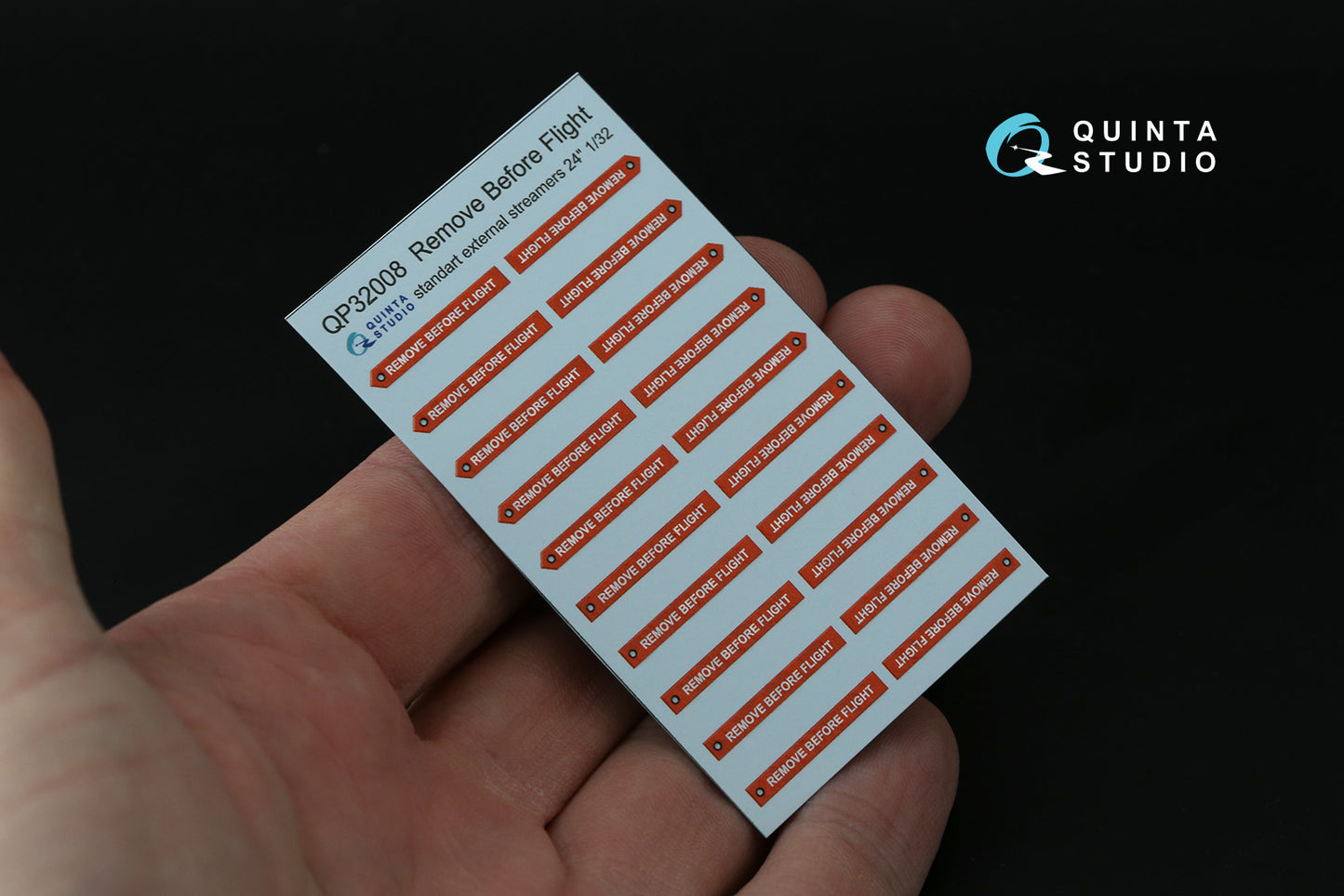 Quinta Studio QP32008 1:32 Remove Before Flight Streamers 24in 20 Pcs