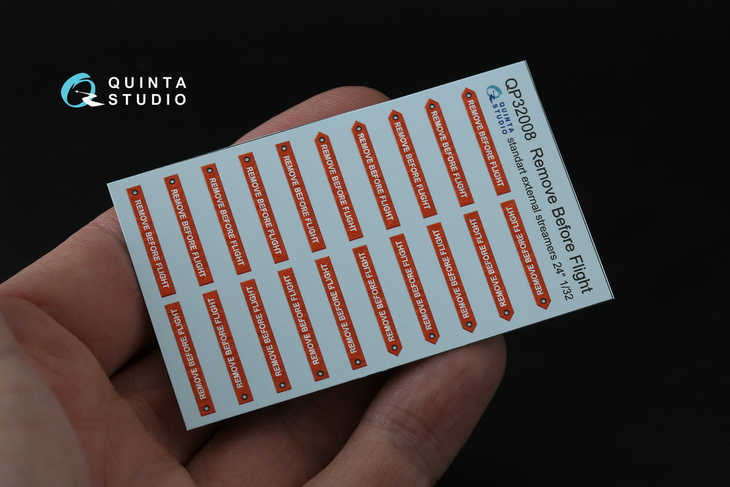 Quinta Studio QP32008 1:32 Remove Before Flight Streamers 24in 20 Pcs