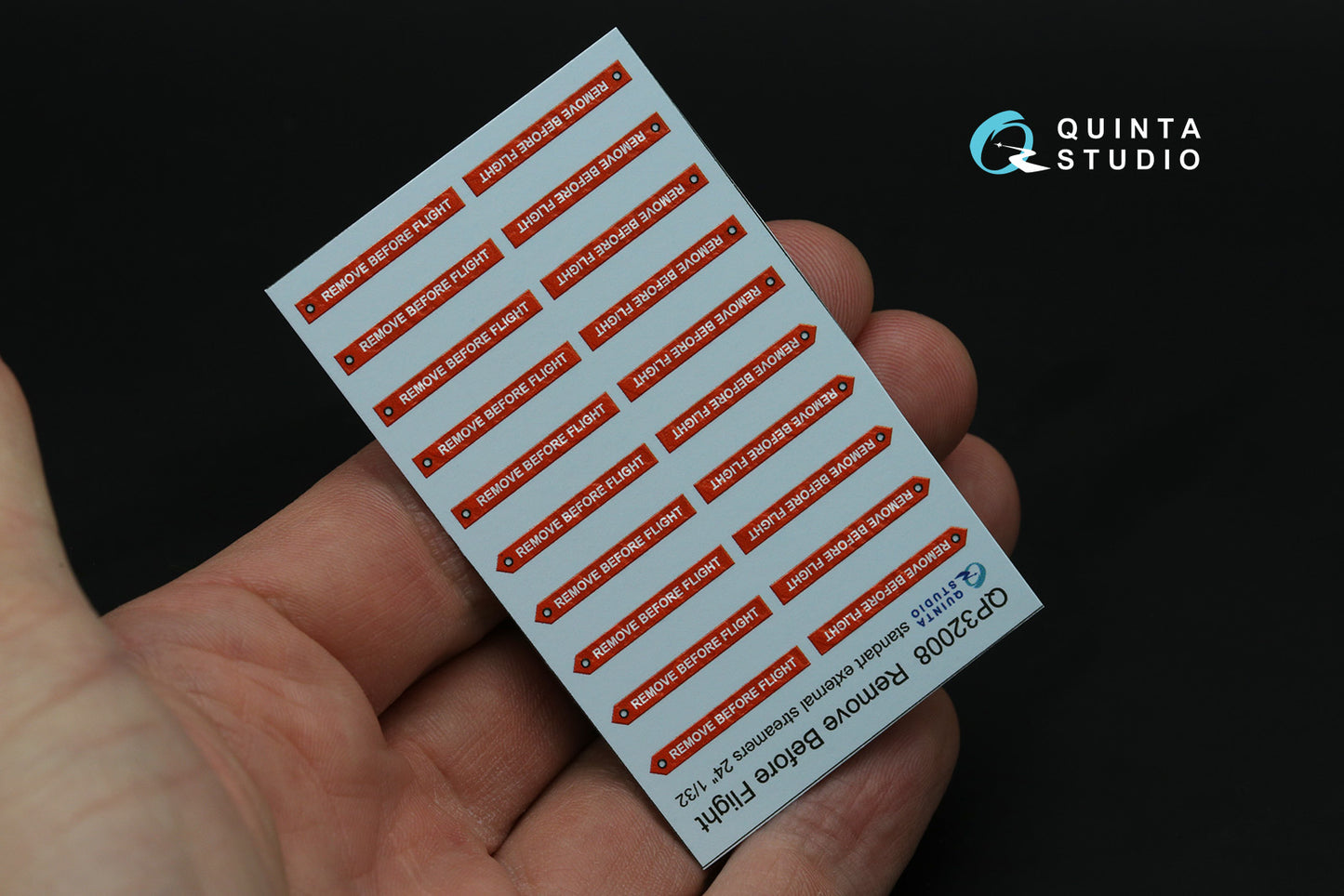 Quinta Studio QP32008 1:32 Remove Before Flight Streamers 24in 20 Pcs