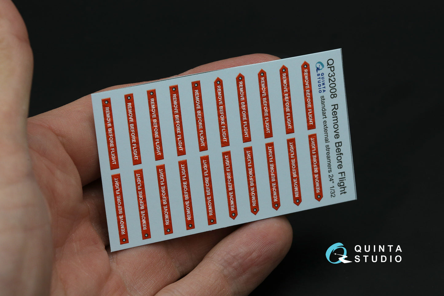 Quinta Studio QP32008 1:32 Remove Before Flight Streamers 24in 20 Pcs