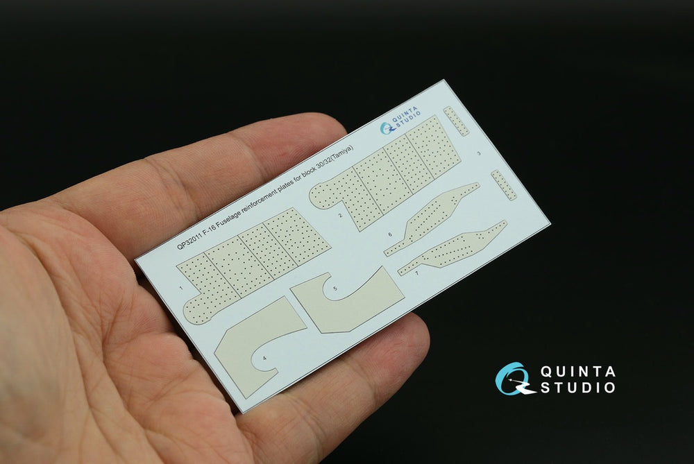 Quinta Studio QP32011 1:32 F-16C block 30/32 reinforcement plates