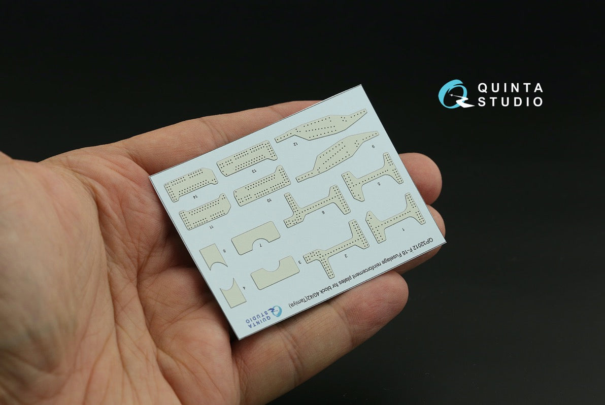 Quinta Studio QP32012 1:32 F-16C block 40/42 reinforcement plates