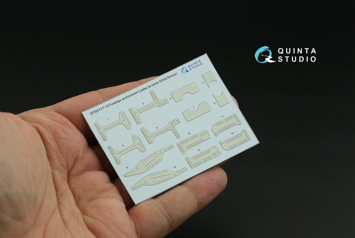 Quinta Studio QP32012 1:32 F-16C block 40/42 reinforcement plates