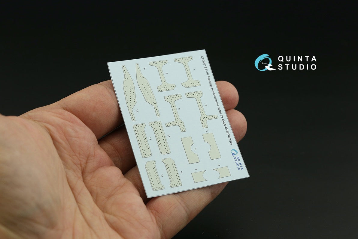 Quinta Studio QP32012 1:32 F-16C block 40/42 reinforcement plates