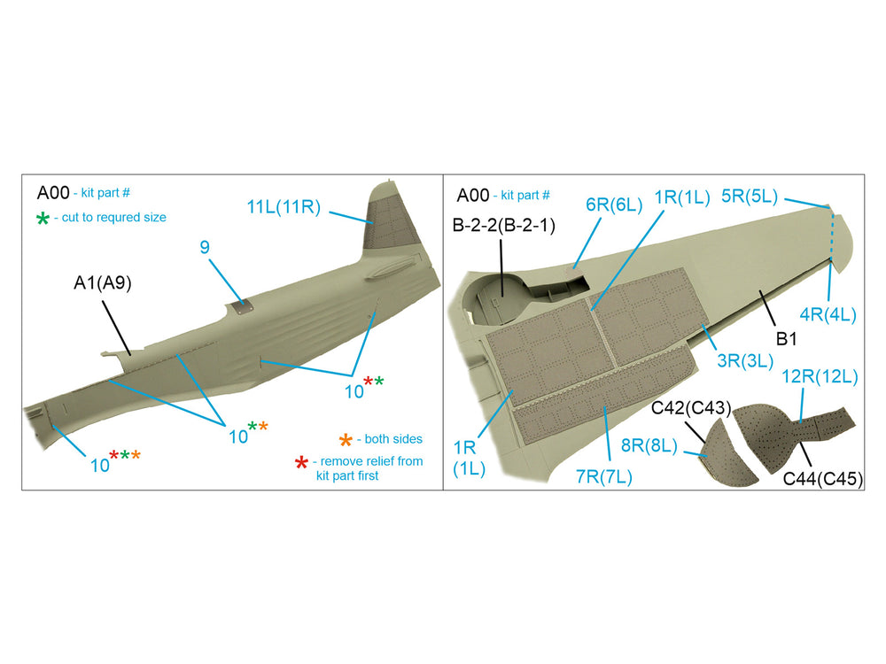 Quinta Studio QP32014 1:32 Yakovlev Yak-9T Flaps and Panels