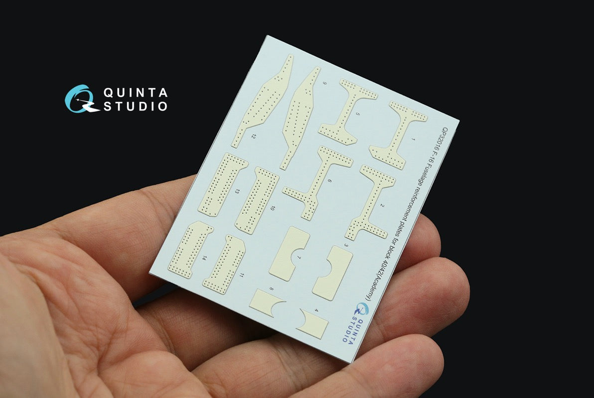 Quinta Studio QP32016 1:32 F-16C/D Block 40/42 Reinforcement Plates