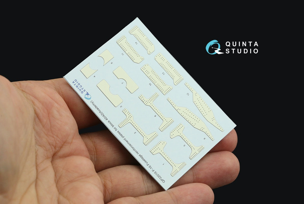 Quinta Studio QP32016 1:32 F-16C/D Block 40/42 Reinforcement Plates