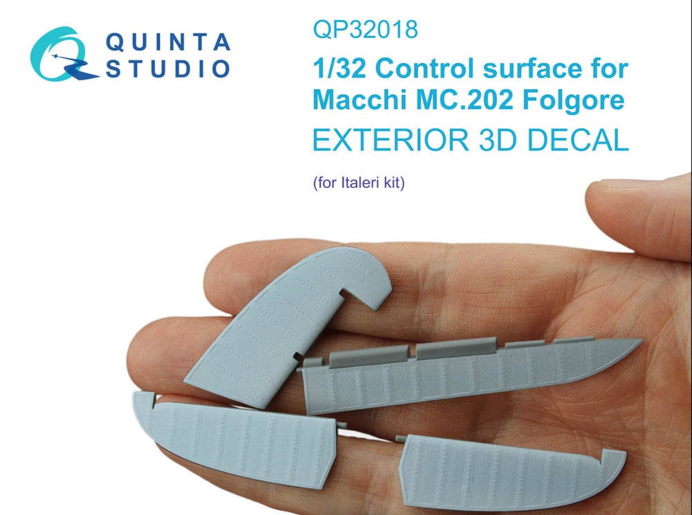 Quinta Studio QP32018 1:32 Control surface detail for Macchi C.202 Folgore