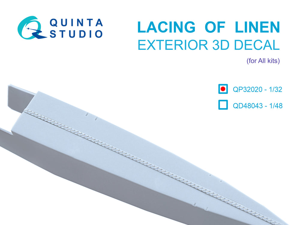 Quinta Studio QP32020 1:32 Lacing of linen
