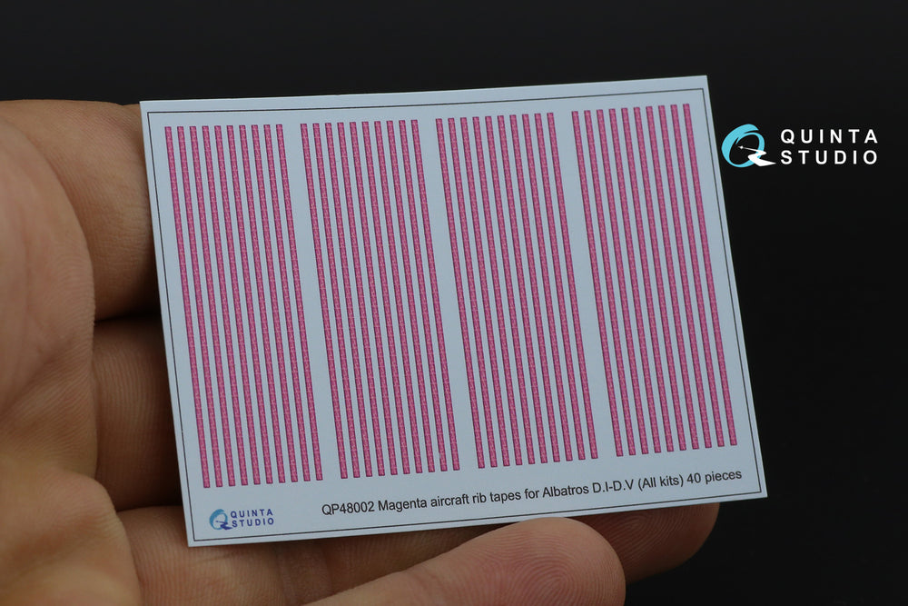 Quinta Studio QP48002 1:48 Magenta rib tapes Albatros D.I/D.V