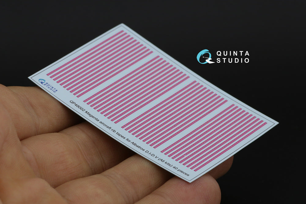 Quinta Studio QP48002 1:48 Magenta rib tapes Albatros D.I/D.V