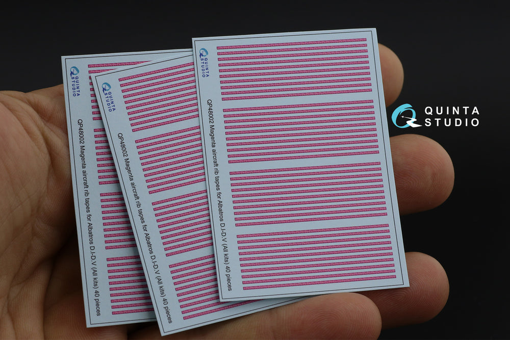 Quinta Studio QP48002 1:48 Magenta rib tapes Albatros D.I/D.V