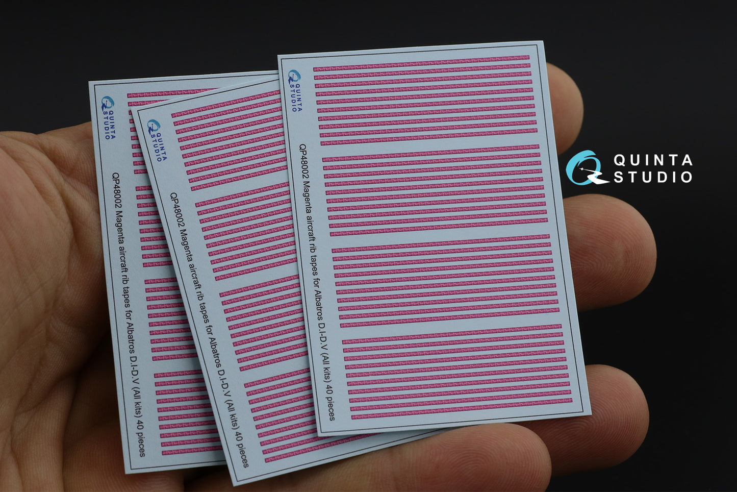Quinta Studio QP48002 1:48 Magenta rib tapes Albatros D.I/D.V