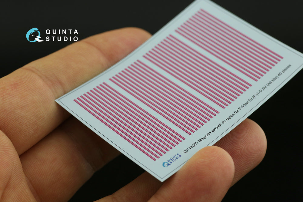Quinta Studio QP48003 1:48 Magenta rip tapes for Fokker Dr.