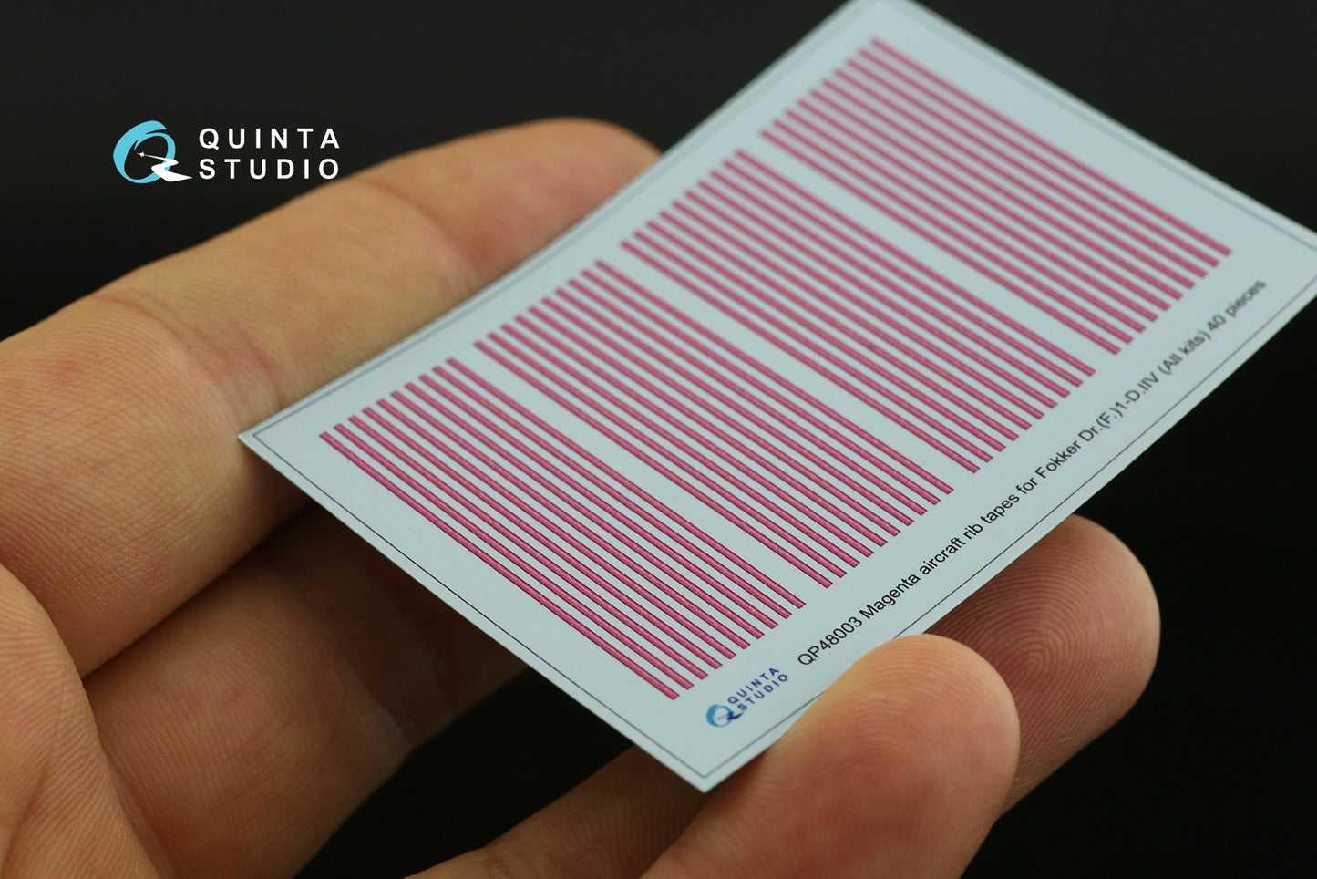 Quinta Studio QP48003 1:48 Magenta rip tapes for Fokker Dr.