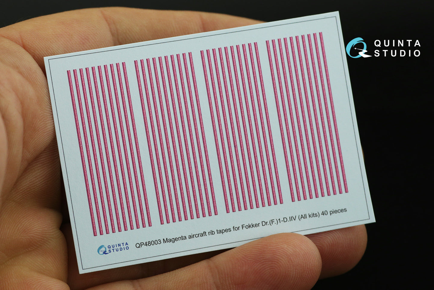 Quinta Studio QP48003 1:48 Magenta rip tapes for Fokker Dr.
