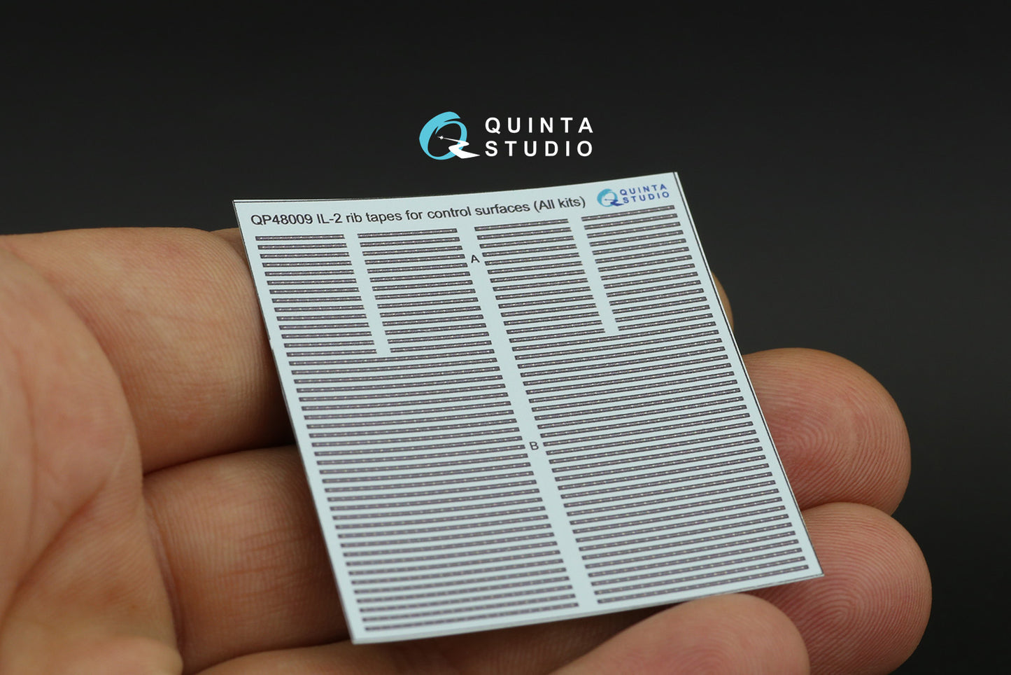 Quinta Studio QP48009 1:48 Ilyushin IL-2 rib tapes for control surfaces