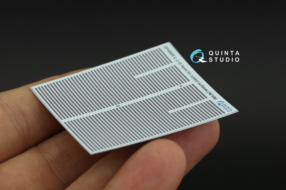 Quinta Studio QP48009 1:48 Ilyushin IL-2 rib tapes for control surfaces