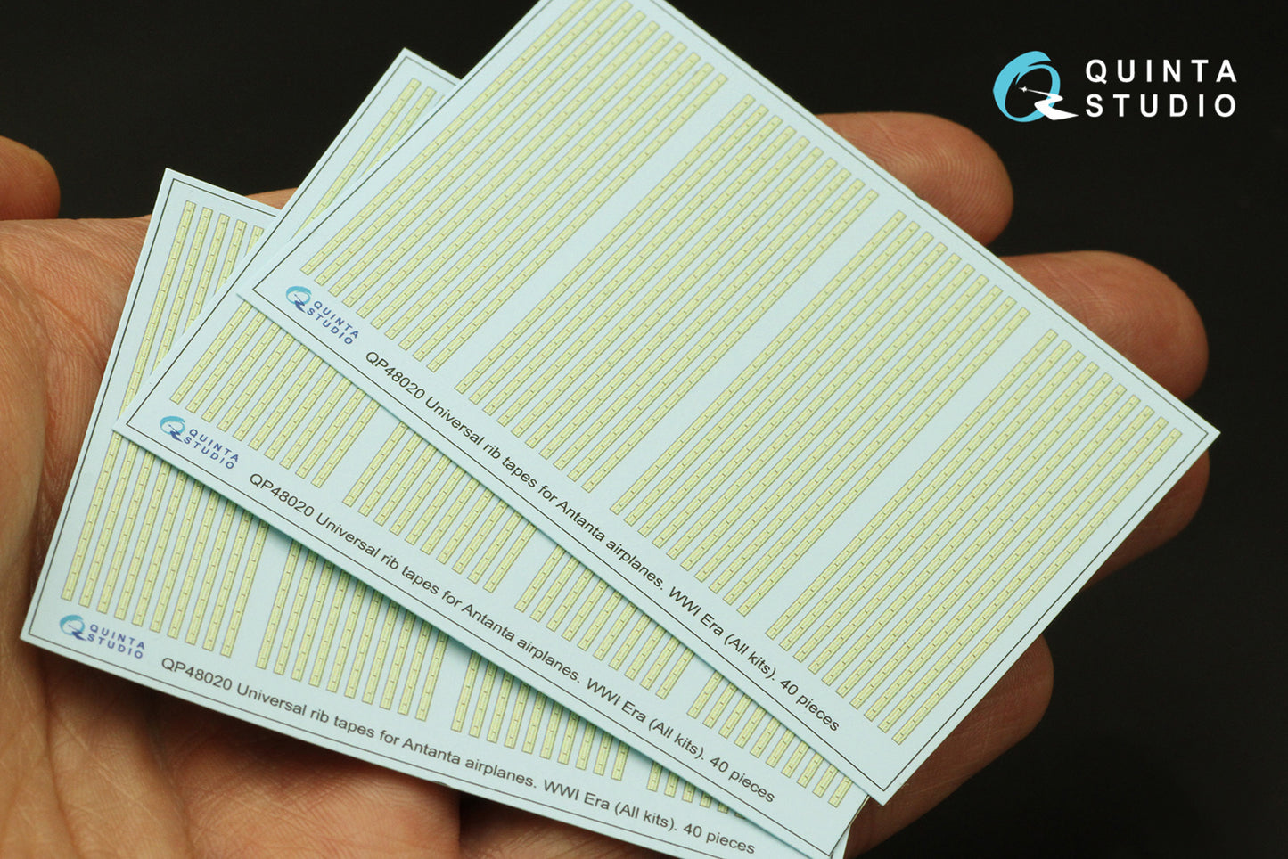 Quinta Studio QP48020 1:48 Universal rib tapes for Antanta