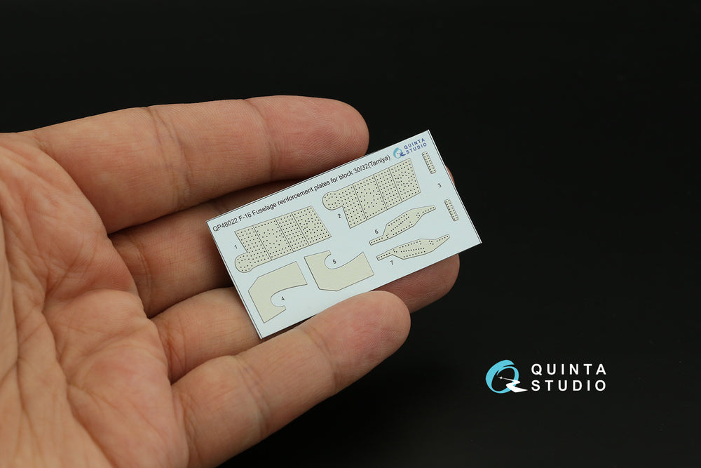 Quinta Studio QP48022 1:48 F-16C Block 30/32 Reinforcement Plates