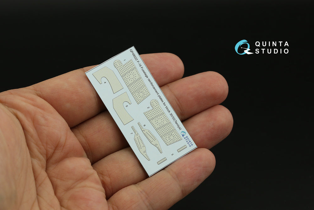 Quinta Studio QP48022 1:48 F-16C Block 30/32 Reinforcement Plates