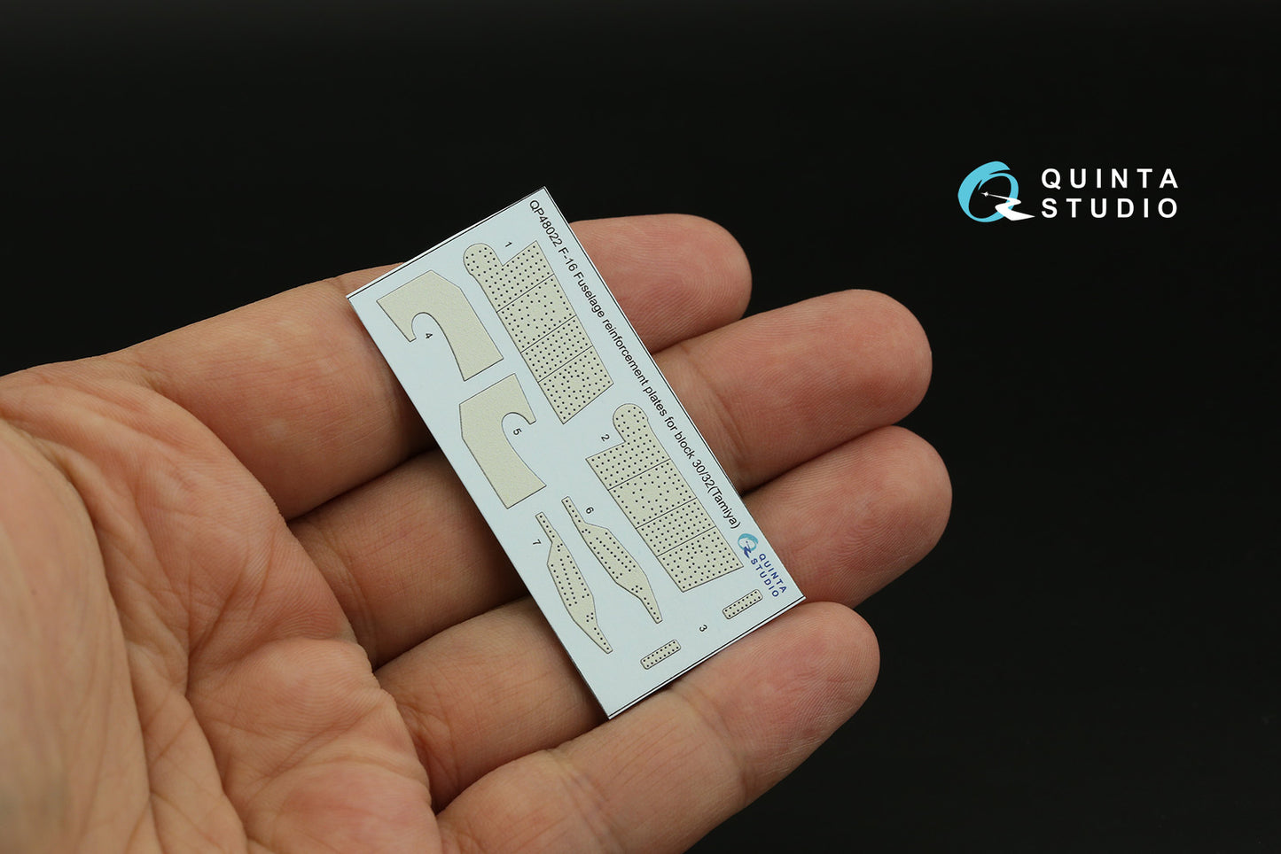 Quinta Studio QP48022 1:48 F-16C Block 30/32 Reinforcement Plates