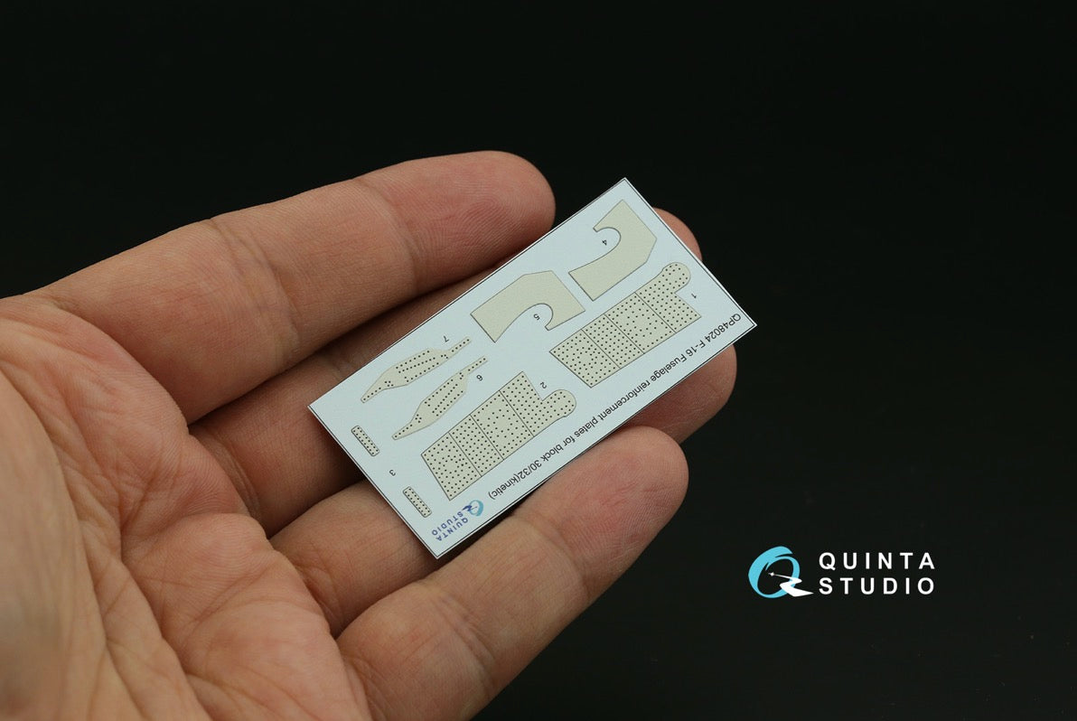 Quinta Studio QP48024 1:48 F-16C/D Block 30/32 Reinforcement Plates