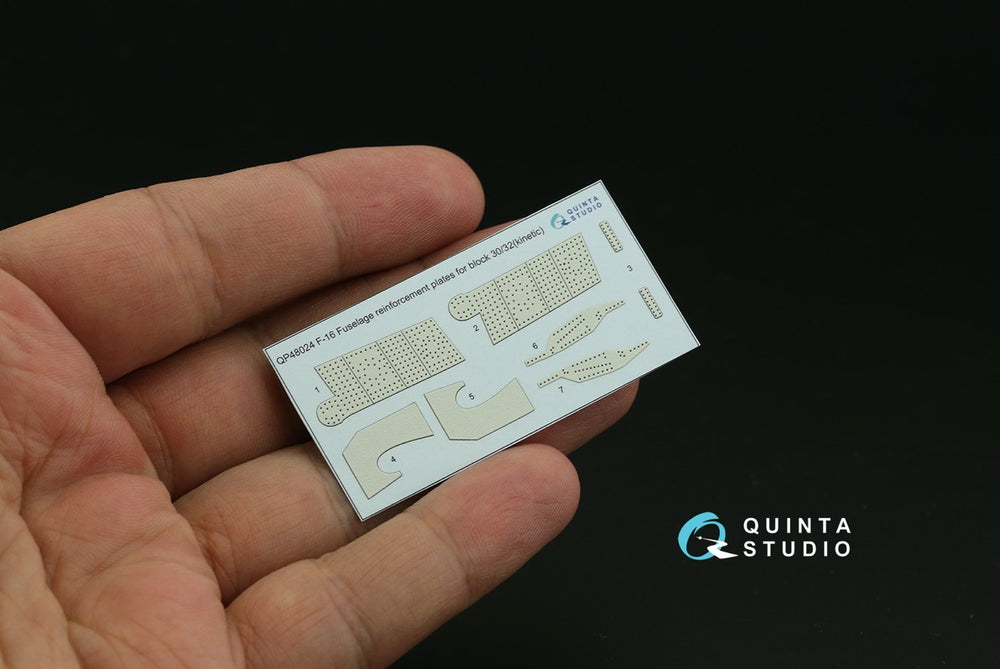 Quinta Studio QP48024 1:48 F-16C/D Block 30/32 Reinforcement Plates